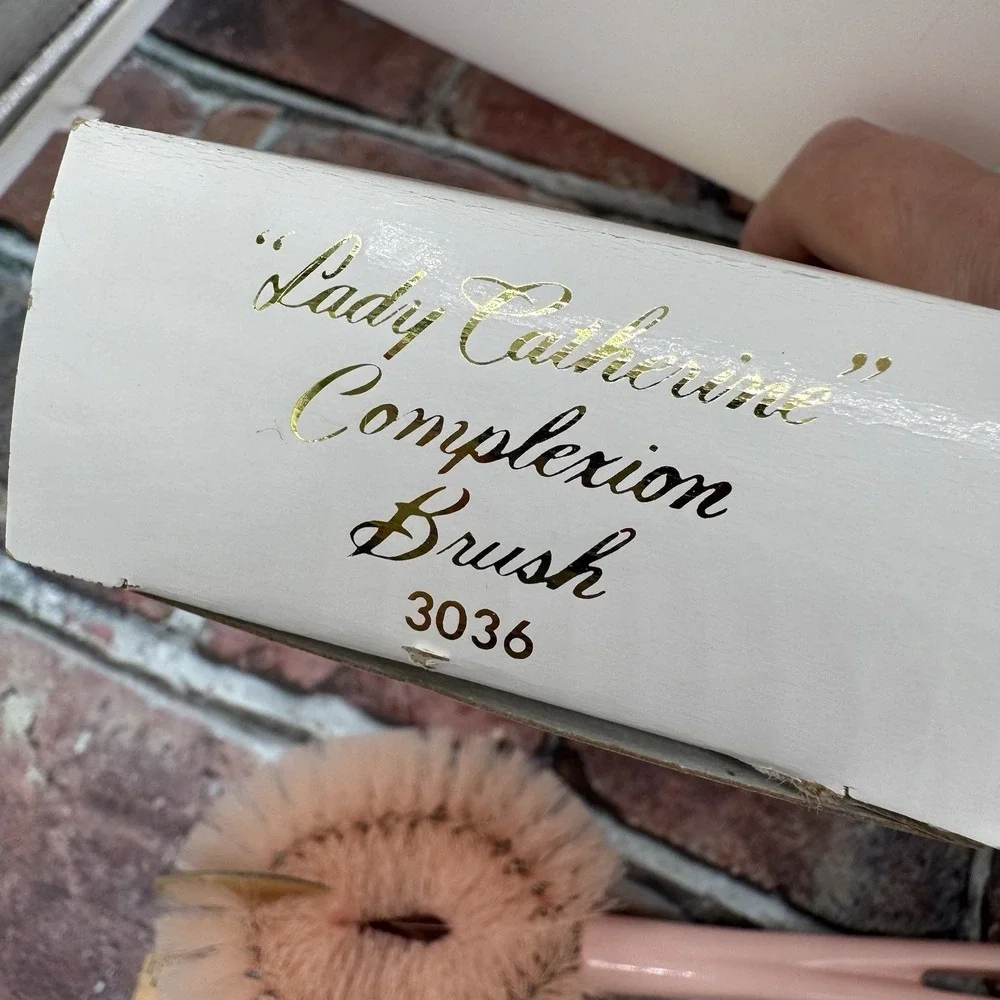 Vintage 50s 60s Lady Catherine Powder Brush Stanley Home Products Boxed USA